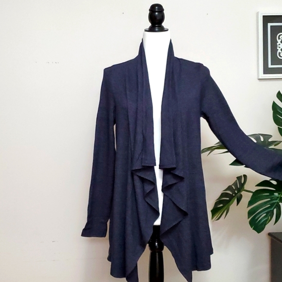 Sweaters - Cashmere Knit Waterfall Cardigan NWOT